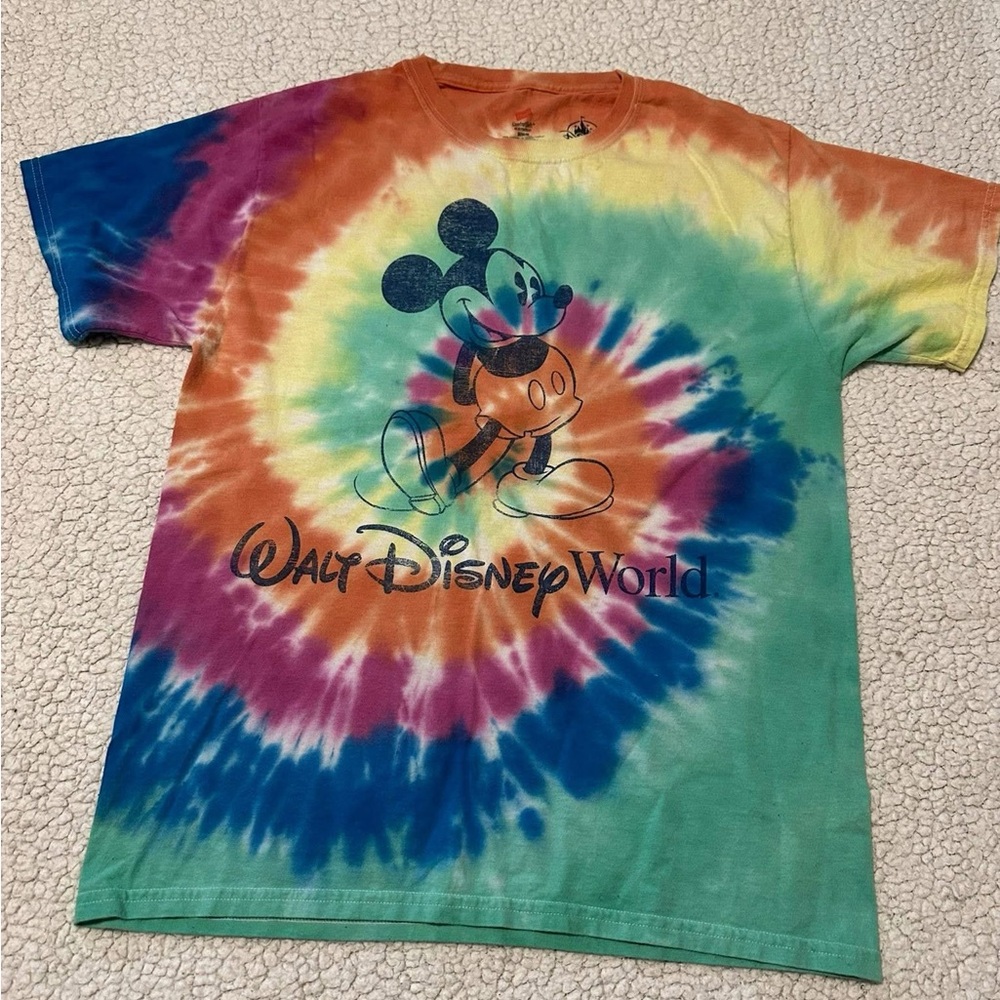 WDW Mickey Mouse Tie Dye Shirt Medium